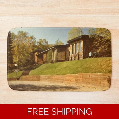 Le Studio Bath Mat Building Glory Days 1970`s